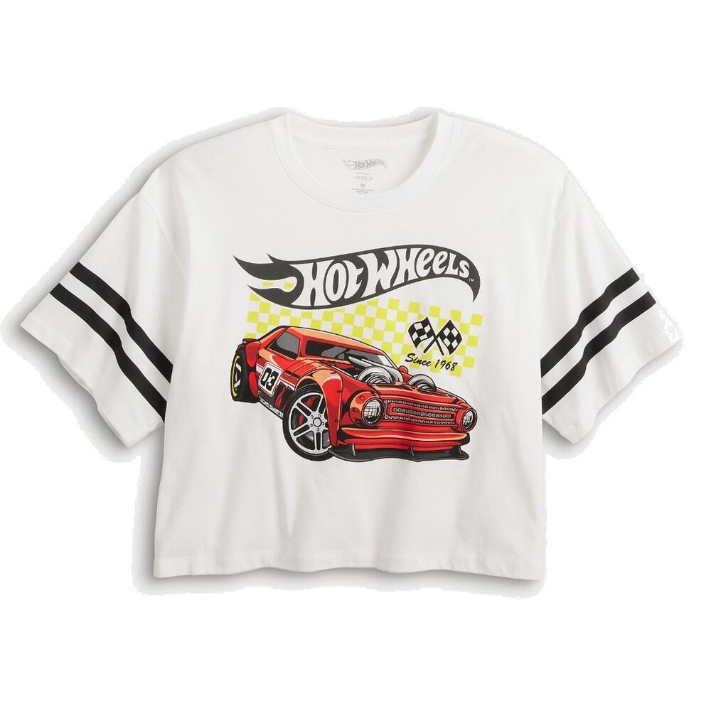 New! Hot Wheels Mattel Crop T-Shirt